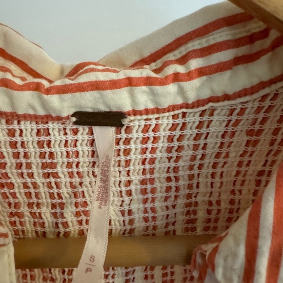 Free People Orange and Cream Dress/tunic - Picture 5 of 5